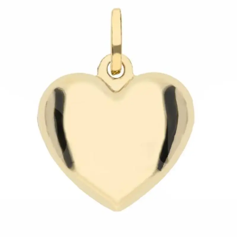 cappagli gioielli ciondolo cuore in oro giallo lucido cuore grande
