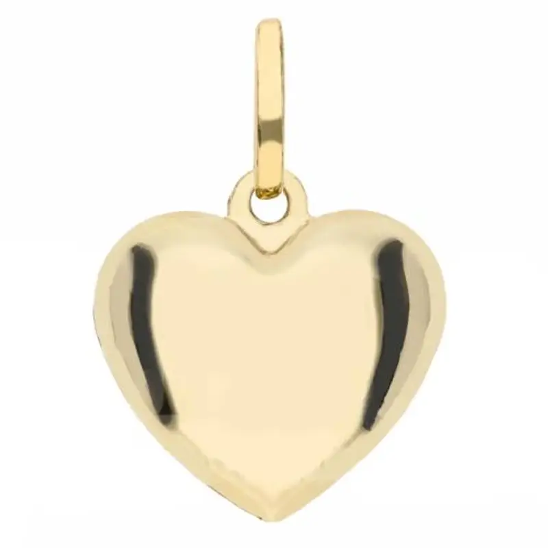 cappagli gioielli ciondolo cuore in oro giallo lucido cuore medio