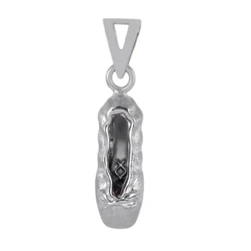 cappagli gioielli ciondolo scarpa ballerina in oro bianco con collana