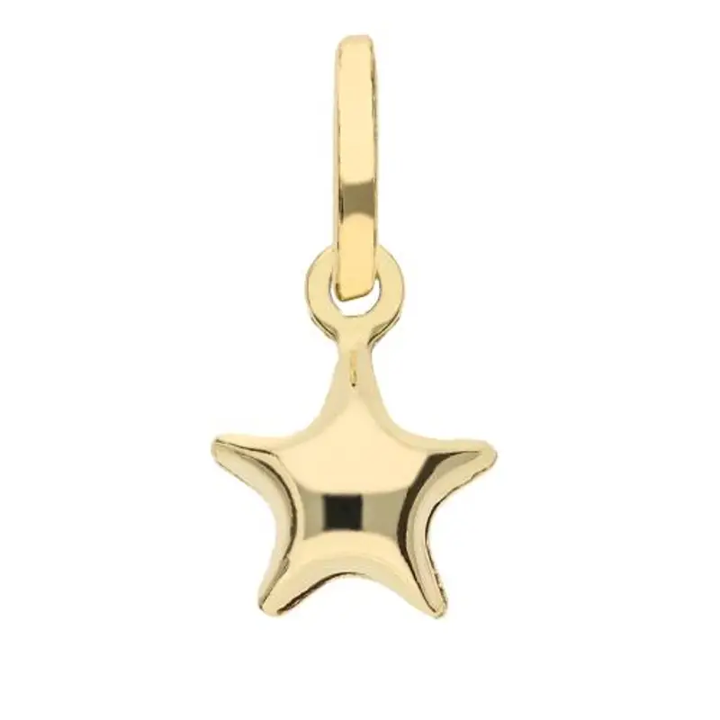 cappagli gioielli ciondolo stella classica in oro giallo piccola mini