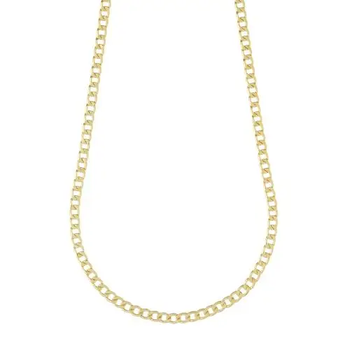 cappagli gioielli collana catena da uomo groumette leggera oro giallo 50 cm slim