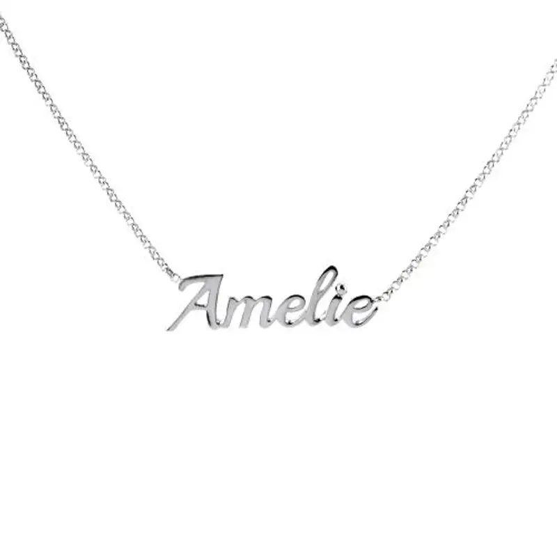 cappagli gioielli collana da ragazza personalizzata con nome in argento