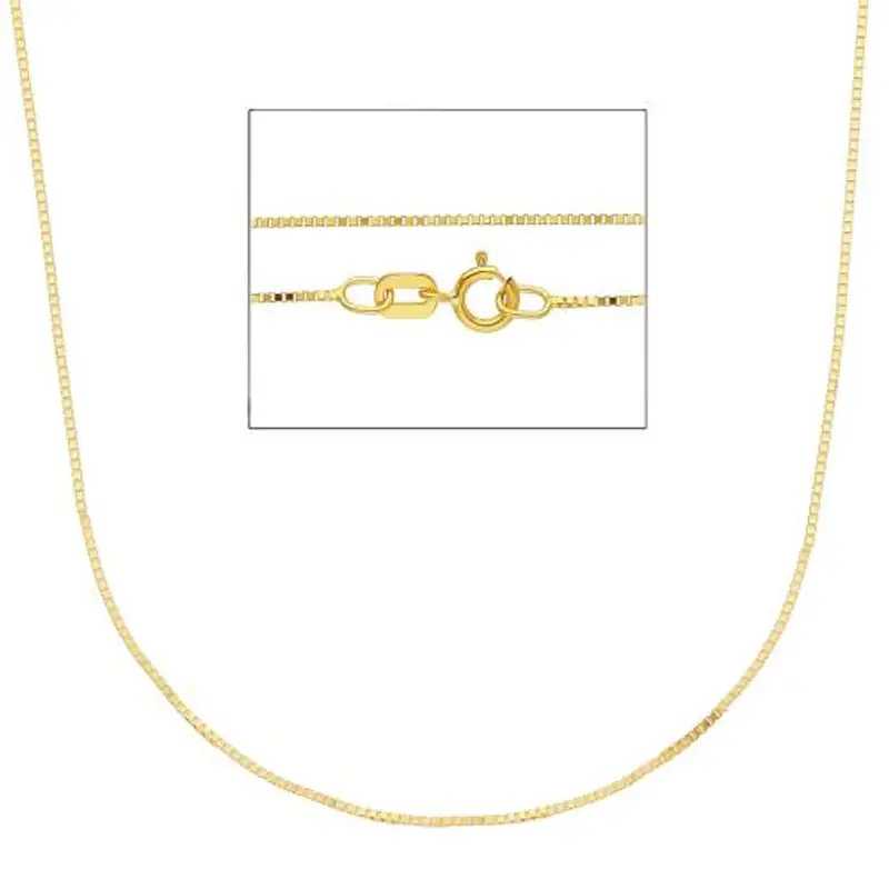 cappagli gioielli girocollo da donna catena veneziana in oro giallo 45 cm media