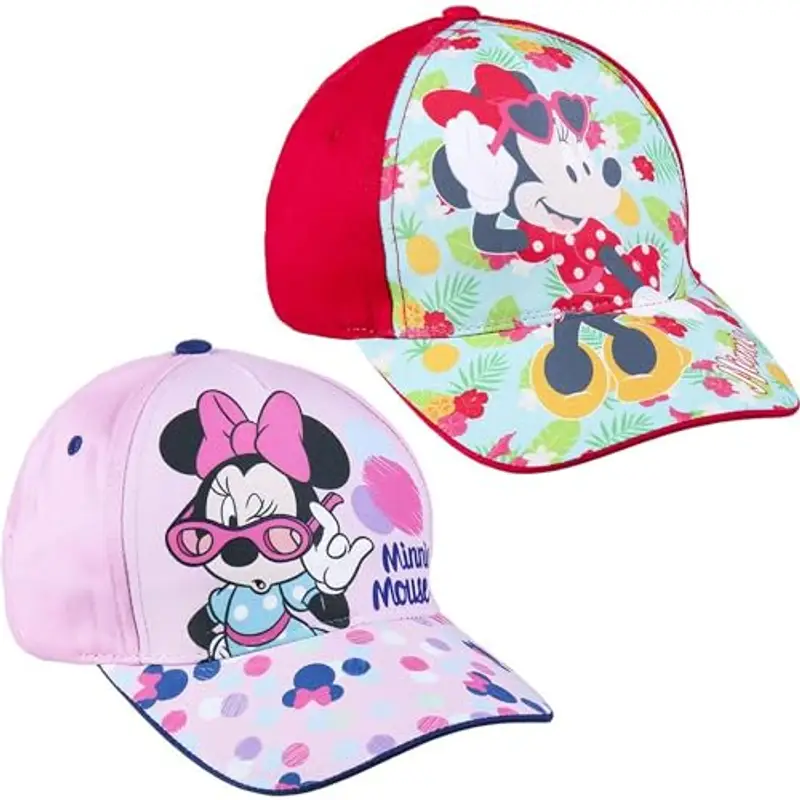 CERDÁ LIFE'S LITTLE MOMENTS CERDÁ - Cappello Minnie Rosso Bambini 2-8 Anni Cotone Poliestere