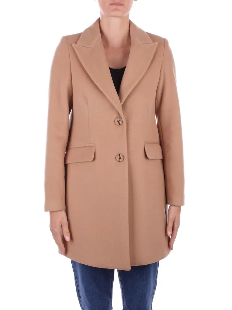 Cappotto Donna MADEMOISELLE DU MONDE Cammello