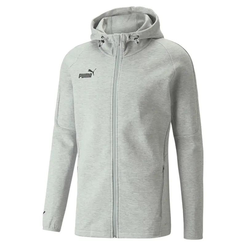Cappuccio Puma Teamfinal Casuals Hooded Jkt. Grigio. Uomini | Puma