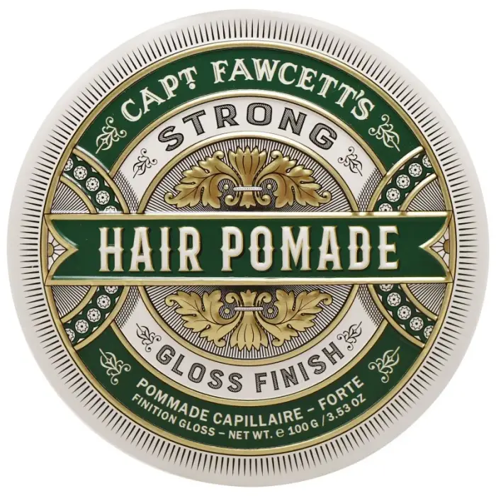 Captain fawcett Strong Gloss Finish pomata per capelli per uomo 100 g