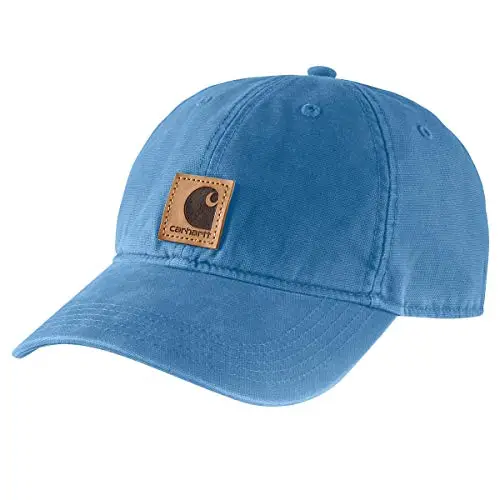 Carhartt Berretto da uomo, in tela, Blu (french blue)