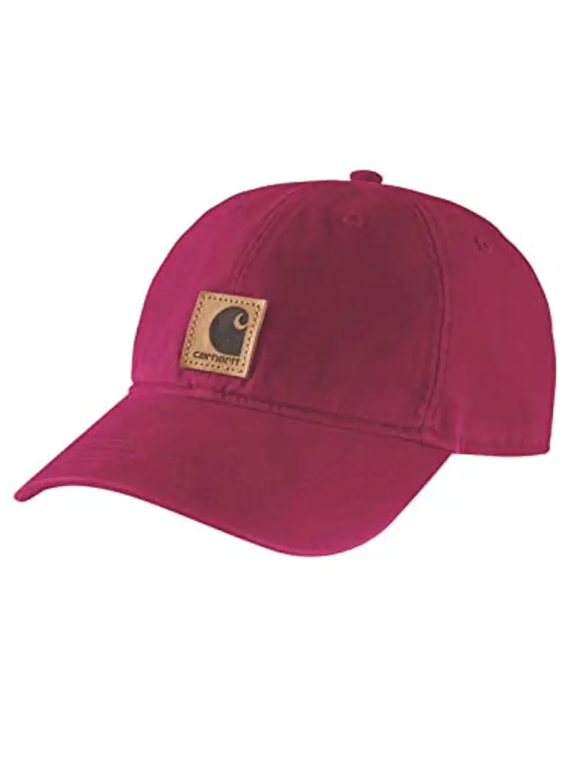 Carhartt Canvas Cap, Cappellino da baseball Unisex - Adulto, Rosa (Rosso Barbabietola)