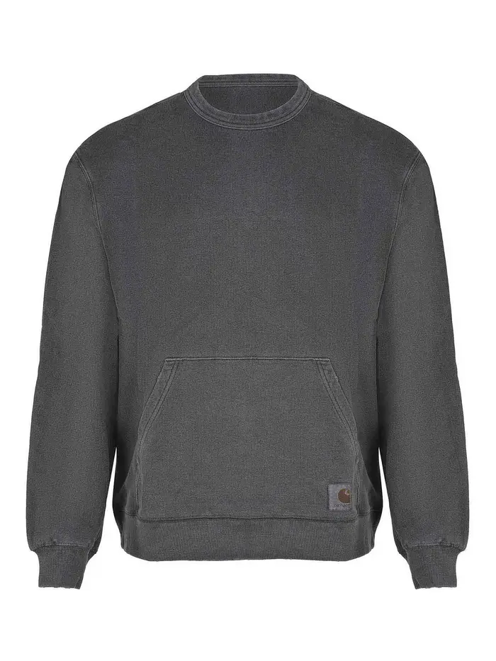 Carhartt Felpa Realizzata In Cotone Grigio