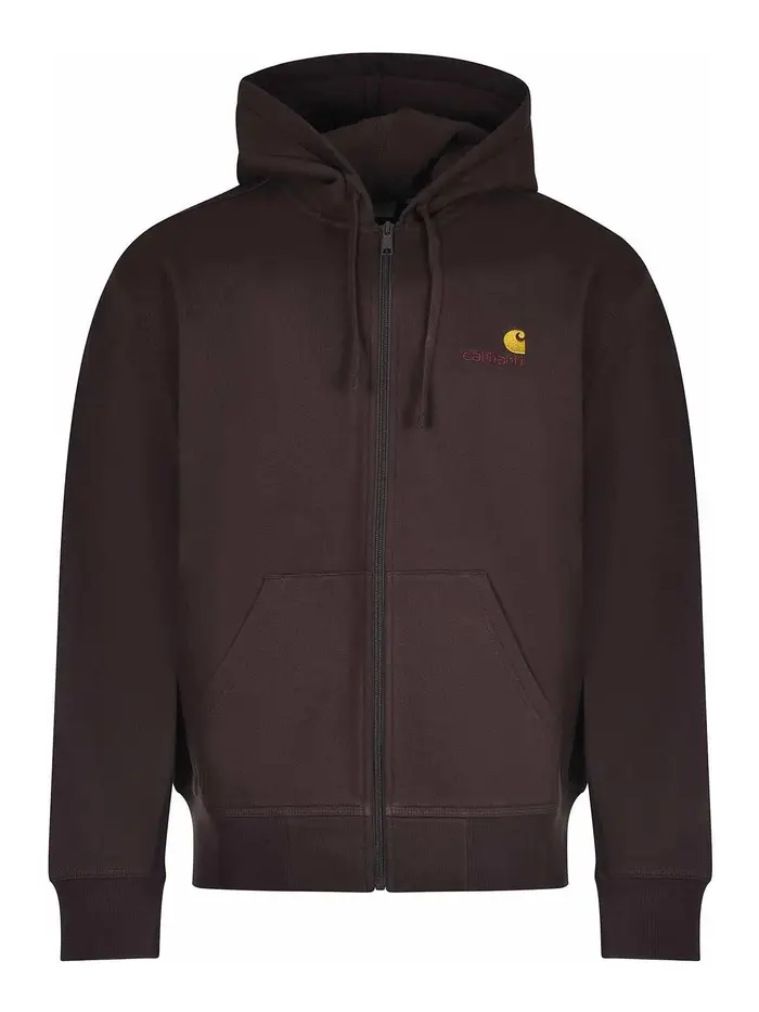 Felpa realizzata in misto cotone Marrone