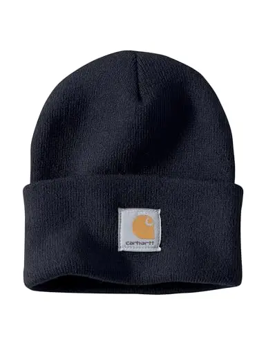 Carhartt Knit Cuffed Beanie, Cappello Unisex - Adulto, Blu (Navy)
