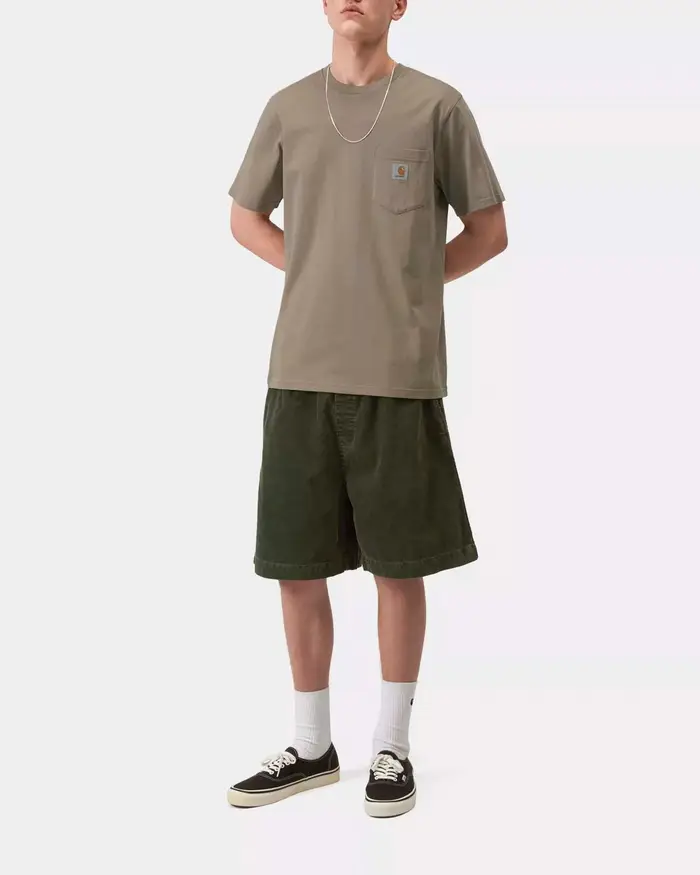T-shirt fango mezza manica Pocket Carhartt regular-fit in jersey di cotone