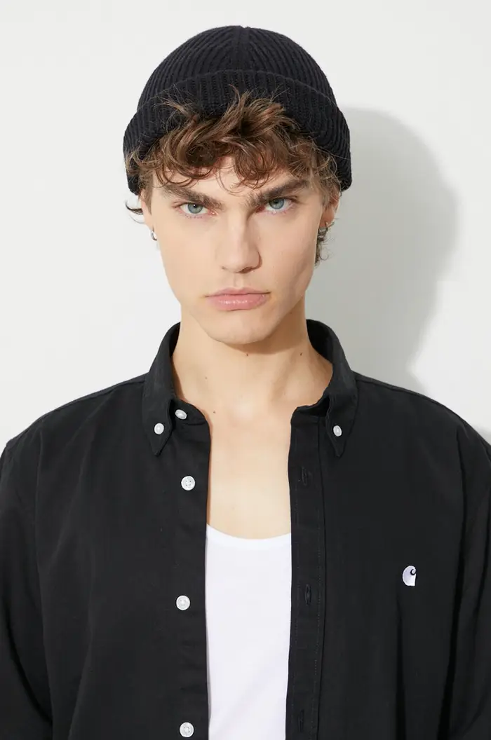 camicia in cotone Madison Shirt Nero miniatura 5