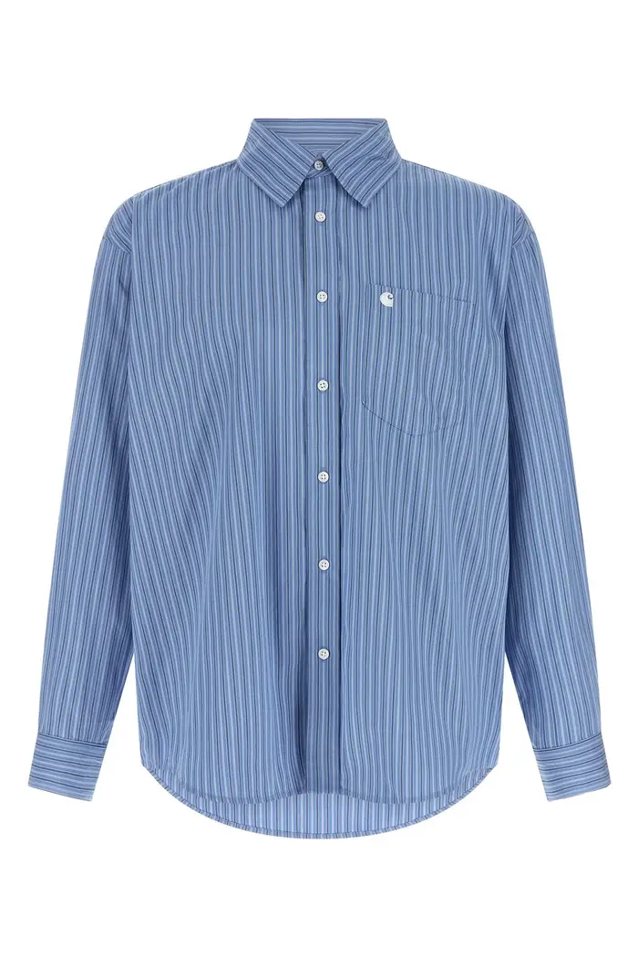 CARHARTT WIP Camicia Keene Stripe Blu