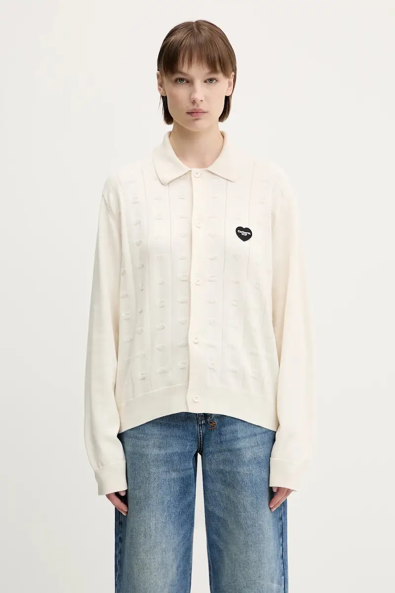Carhartt WIP Cardigan Donna Beige 2242583