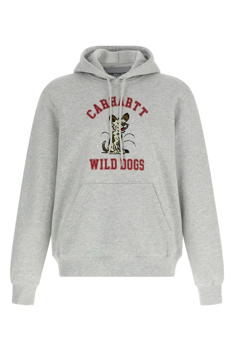 CARHARTT WIP Felpa Con Cappuccio 'Wild Dog' Grigio