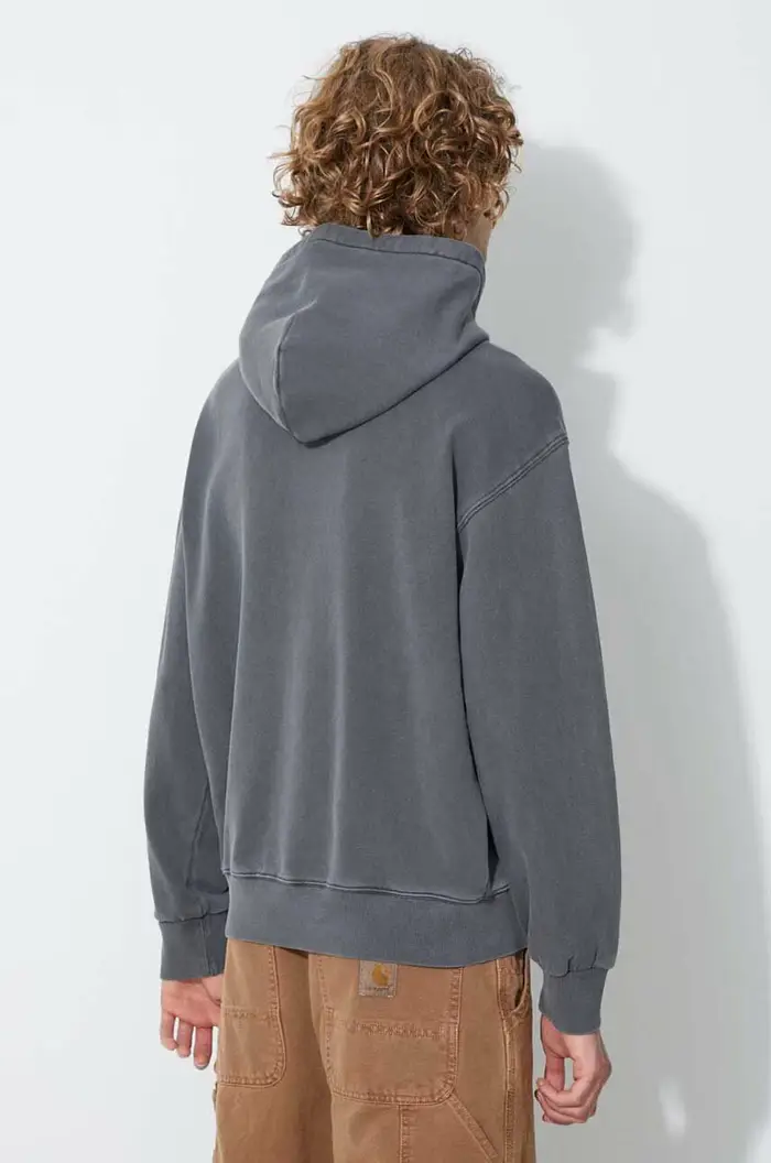 felpa in cotone Hooded Nelson Sweat I029963 Grigio miniatura 3