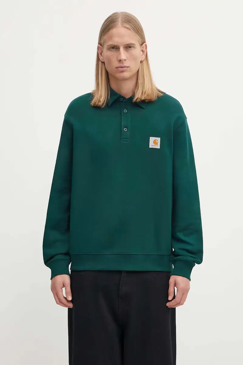 Carhartt WIP Polo Uomo Verde 2585013