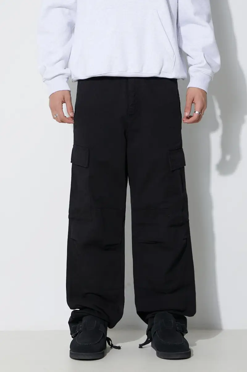 Carhartt WIP pantaloni in cotone colore nero