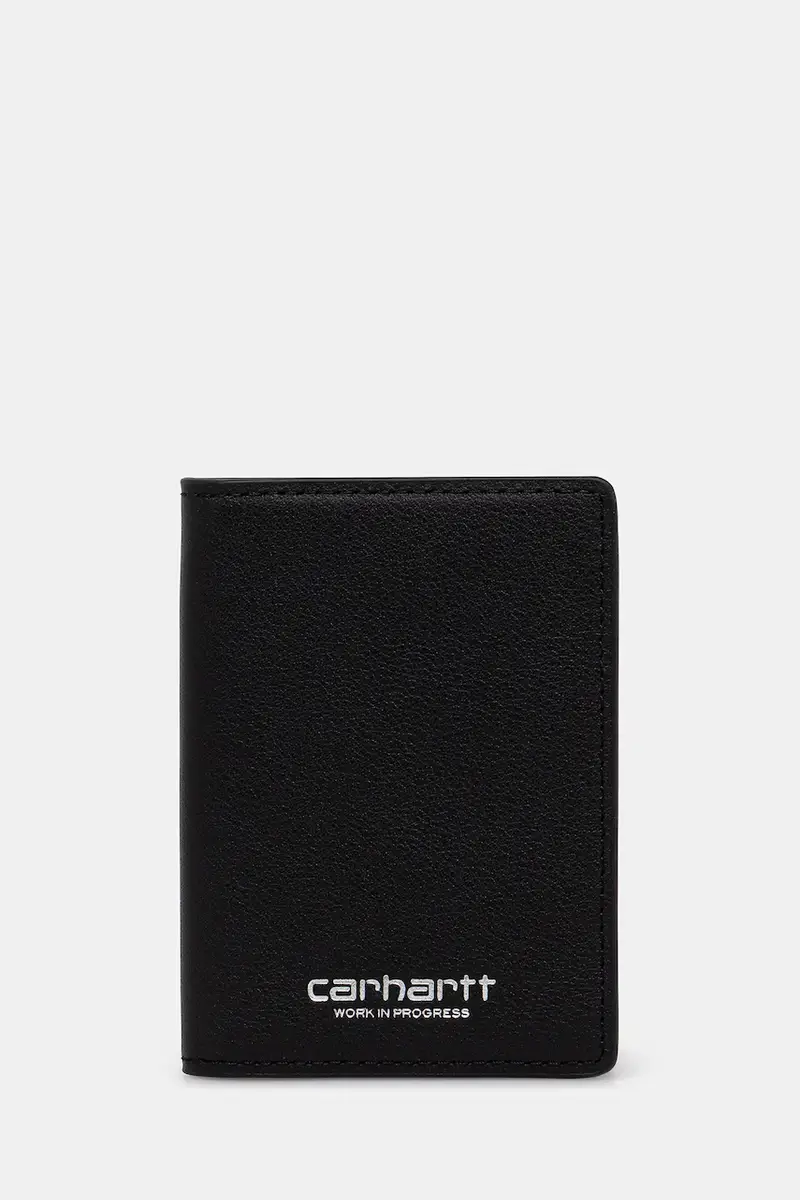 Carhartt WIP Portacarte in Pelle Nero