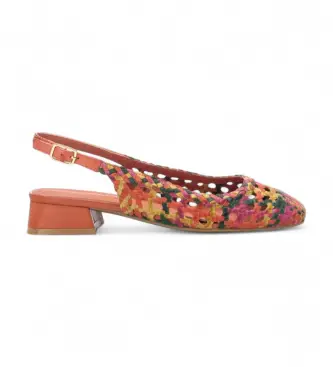 Carmela per donna 16218502-NARANJA Scarpe 162185 arancioni, Pelle, 1 a 3 cm, Fibbia, Casual, Arancione Naturale