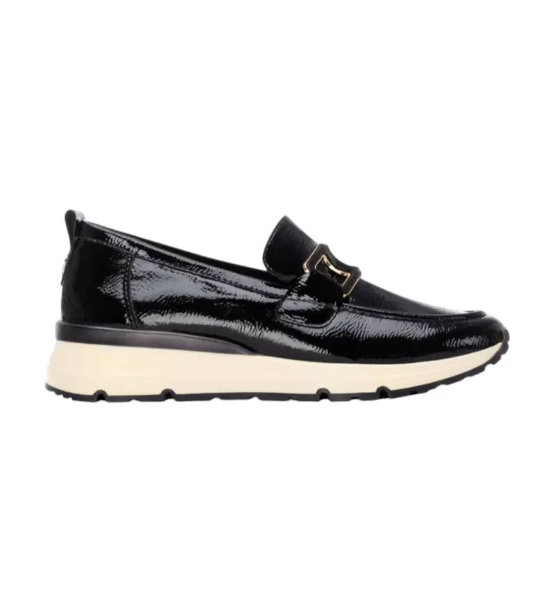 Carmela per donna. 16251803-NEGRO Sneakers 162518 nere, Nero, 1 a 3 cm, Nessuno, Casual, Pelle verniciata