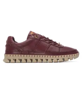 Carmela per donna 16252806-BURDEOS Sneakers in pelle 162528 Borgogna, Basso, Stringhe, Casual, Bordeaux