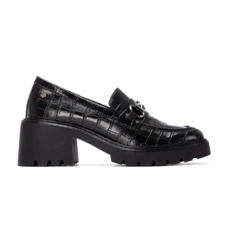 Carmela per donna. 16256601-NEGRO Scarpe 162566 nere, Nero, 3 a 5cm, Nessuno, Casual, Da sera, Classico Pelle