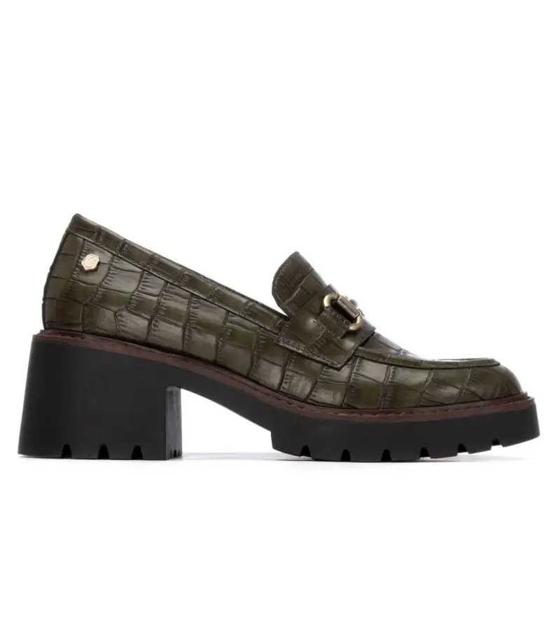 Carmela per donna. 16256603-KAKI Scarpe in pelle 162566 verde, 3 a 5cm, Nessuno, Casual