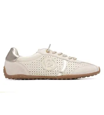 per donna 16310901-HIELO Sneakers beige 163109 (38), Basso, Stringhe, Casual