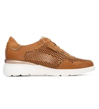 Carmela per donna 16321101-CAMEL Sneakers 163211 marrone, 1 a 3 cm, Stringhe, Casual
