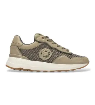per donna 16323904-KAKI Sneaker 163239 verde (41), Tessuto, Basso, Stringhe, Casual