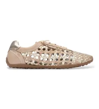 per donna 16325901-BEIGE Sneakers 163259 marrone (41), Pelle, Basso, Stringhe, Casual