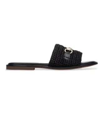 Carmela per donna 16328803-NEGRO Sandali 163288 neri, Nero, Tessuto, Basso, Nessuno, Casual