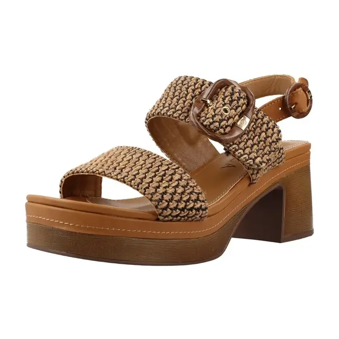 Carmela Sandali con tacco 163156c Marrone