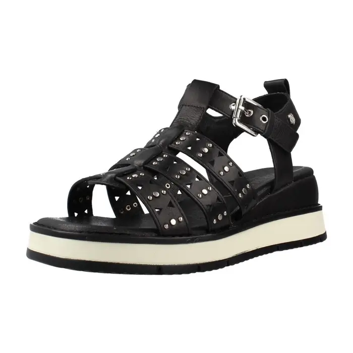 Carmela Sandali con tacco 163252c Nero