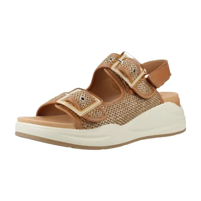 Carmela Sandali con zeppa 163267c Marrone