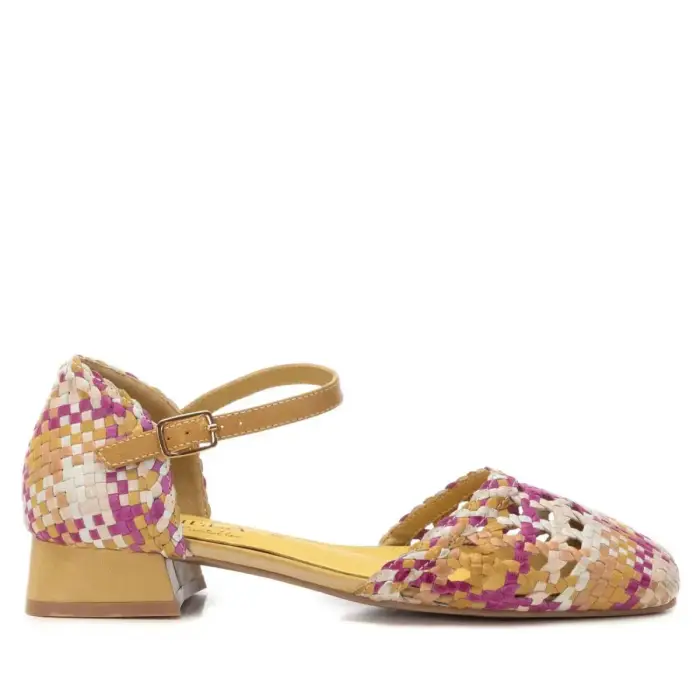 Carmela Scarpe con tacco in pelle donna Jaune