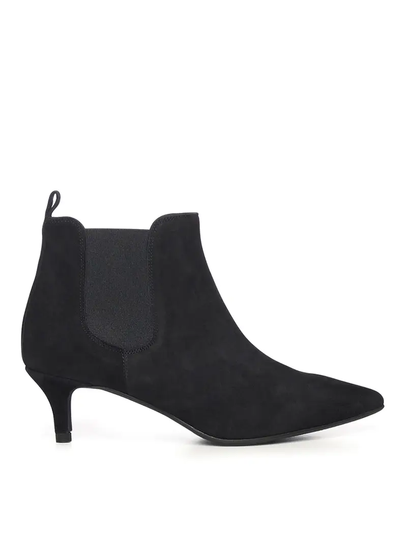 Carmens Deva Beat Suede Ankle Boots Nero