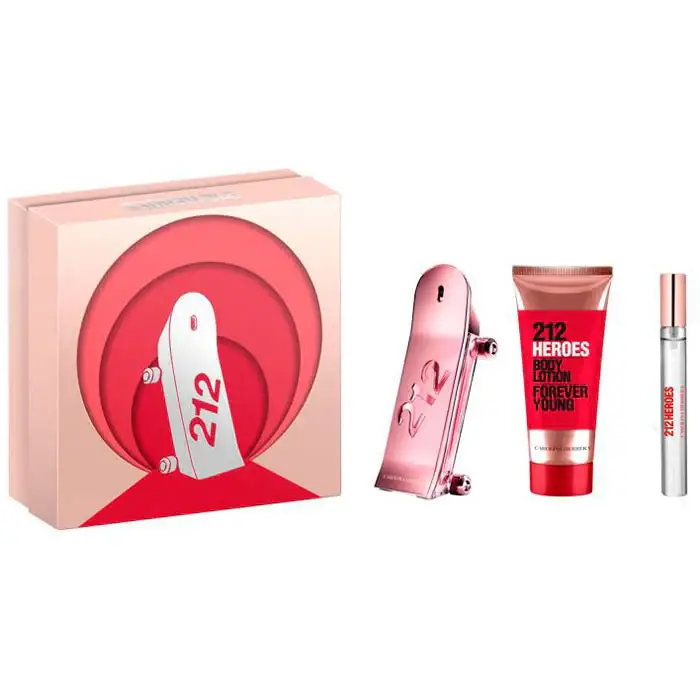 Carolina herrera 212 Heroes Eau De Perfume Spray 80ml Christmas Set