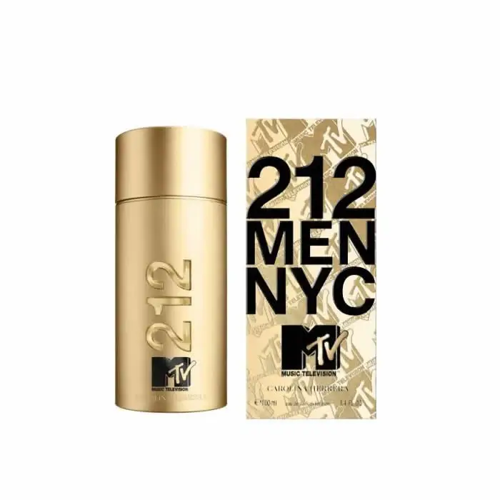 Carolina herrera 212 Men MTV Eau De Toilette Spray 100ml edizione limitata