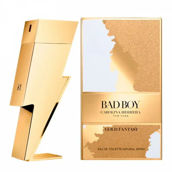 Carolina herrera Bad Boy Gold Fantasy Uomo 100 ml - Eau de Toilette