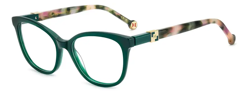 Carolina Herrera Donna HER 0299 1ED Montature da vista Acetato Verde Squadrata Normale