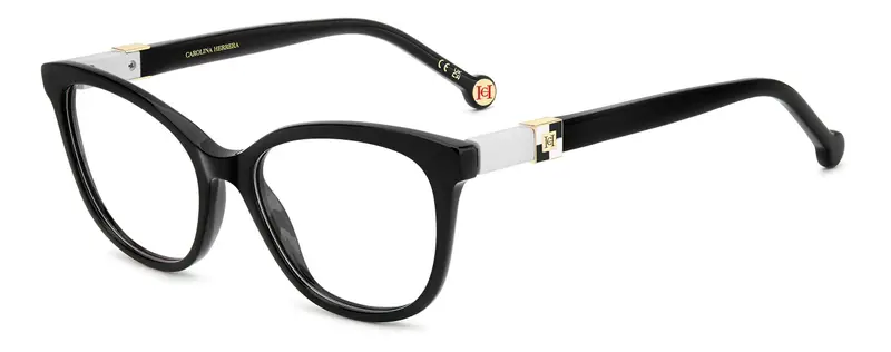 Carolina Herrera Donna HER 0299 807 Montature da vista Acetato Nero Squadrata Normale