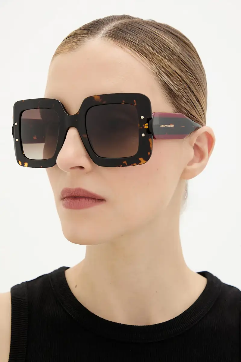 Carolina Herrera Occhiali da sole Donna Marrone 3772518