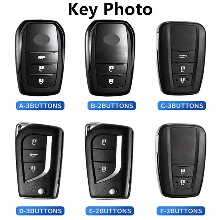 Custodia in pelle per chiave a distanza per auto Custodia completa per Toyota Auris Corolla Reiz Avensis Verso Yaris Aygo Rav4 Scion TC IM Borsette Supporto Fob D stytle Brown miniatura 4