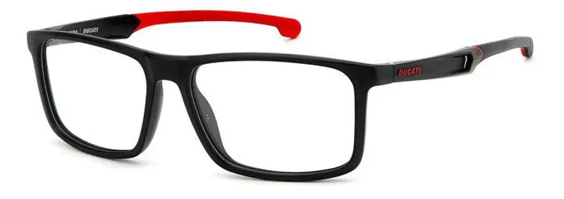 Carrera Ducati Uomo CARDUC 024 OIT Montature da vista Plastica Nero/Rosso Geometrica