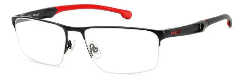 Carrera Ducati Uomo CARDUC 025 OIT Montature da vista Metallo Nero/Rosso Geometrica