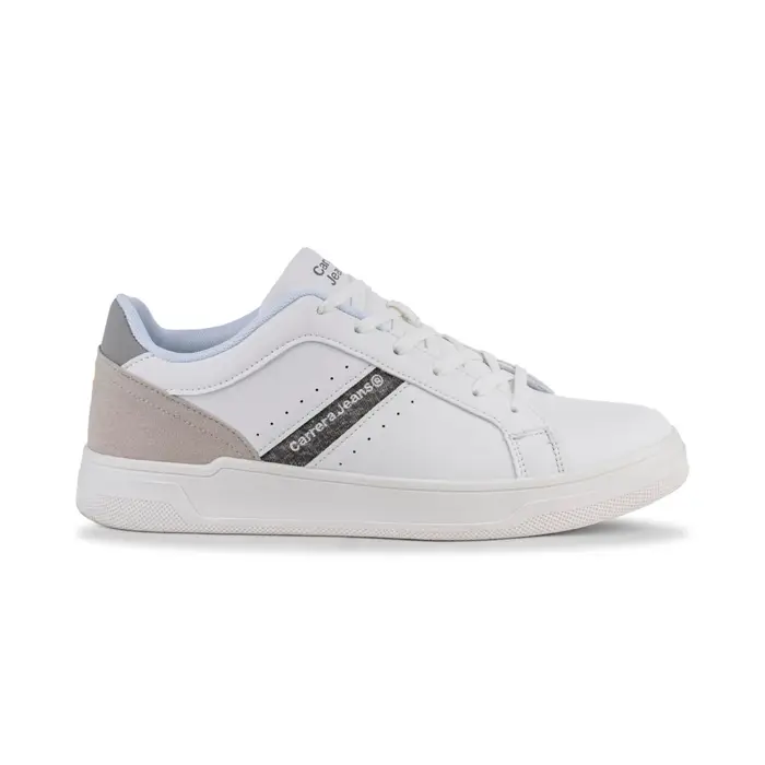 CARRERA Sneakers bianche da uomo con scritta logo laterale